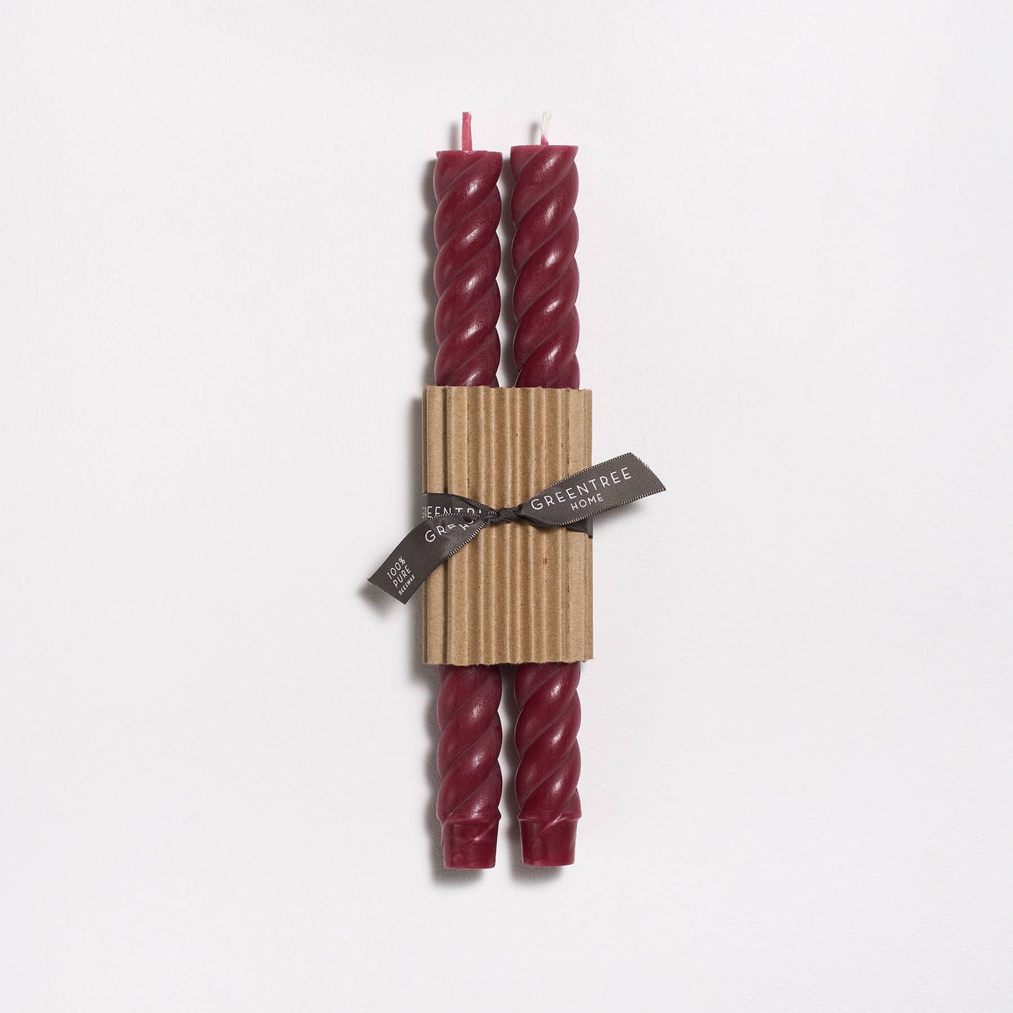 Hand Poured 10" Rope Taper Candles