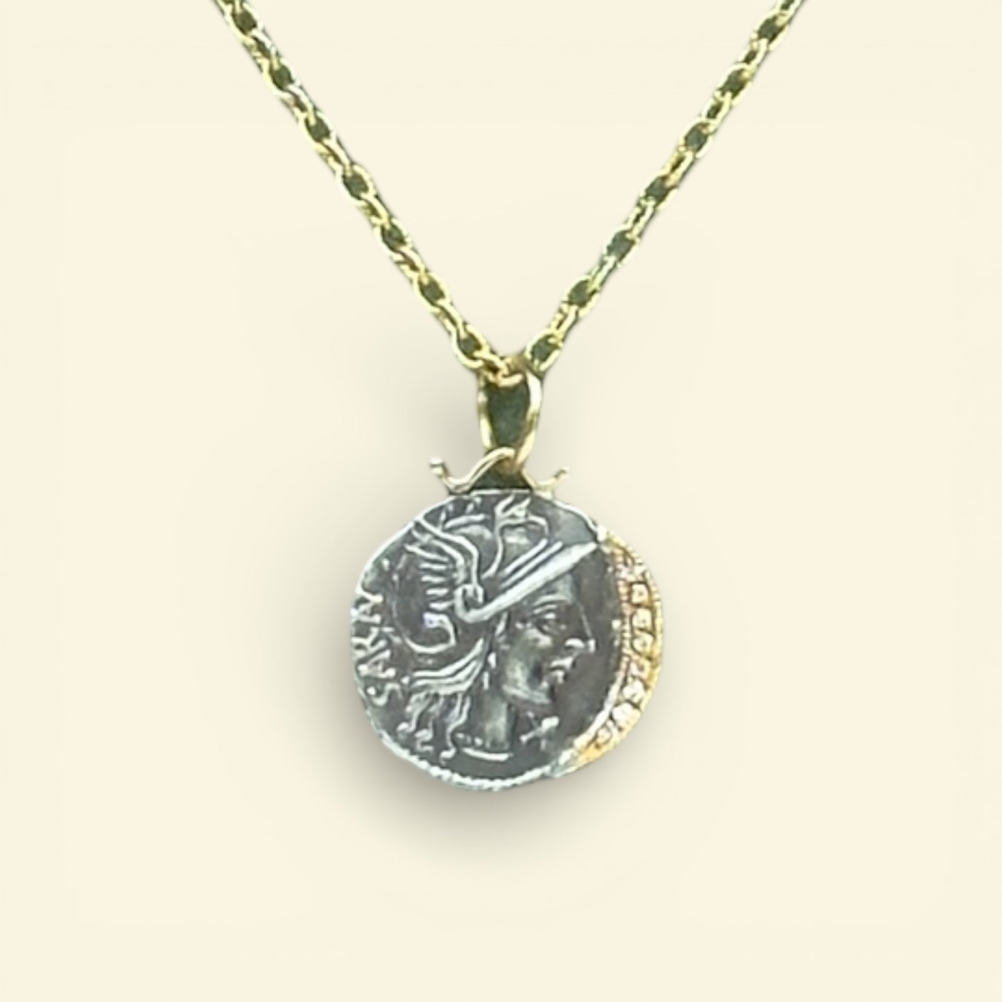 Roman Soldier 24K Gold Pendant