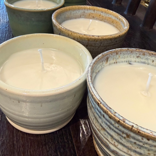 found. ap pottery candle