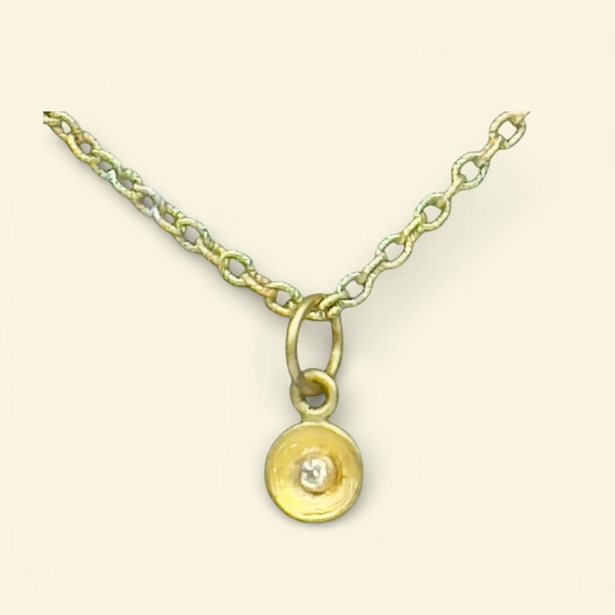 Diamond Bowl Pendant