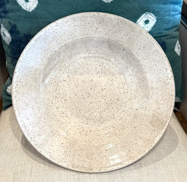 ap pottery white speckled serving dish/bowl (Copy)