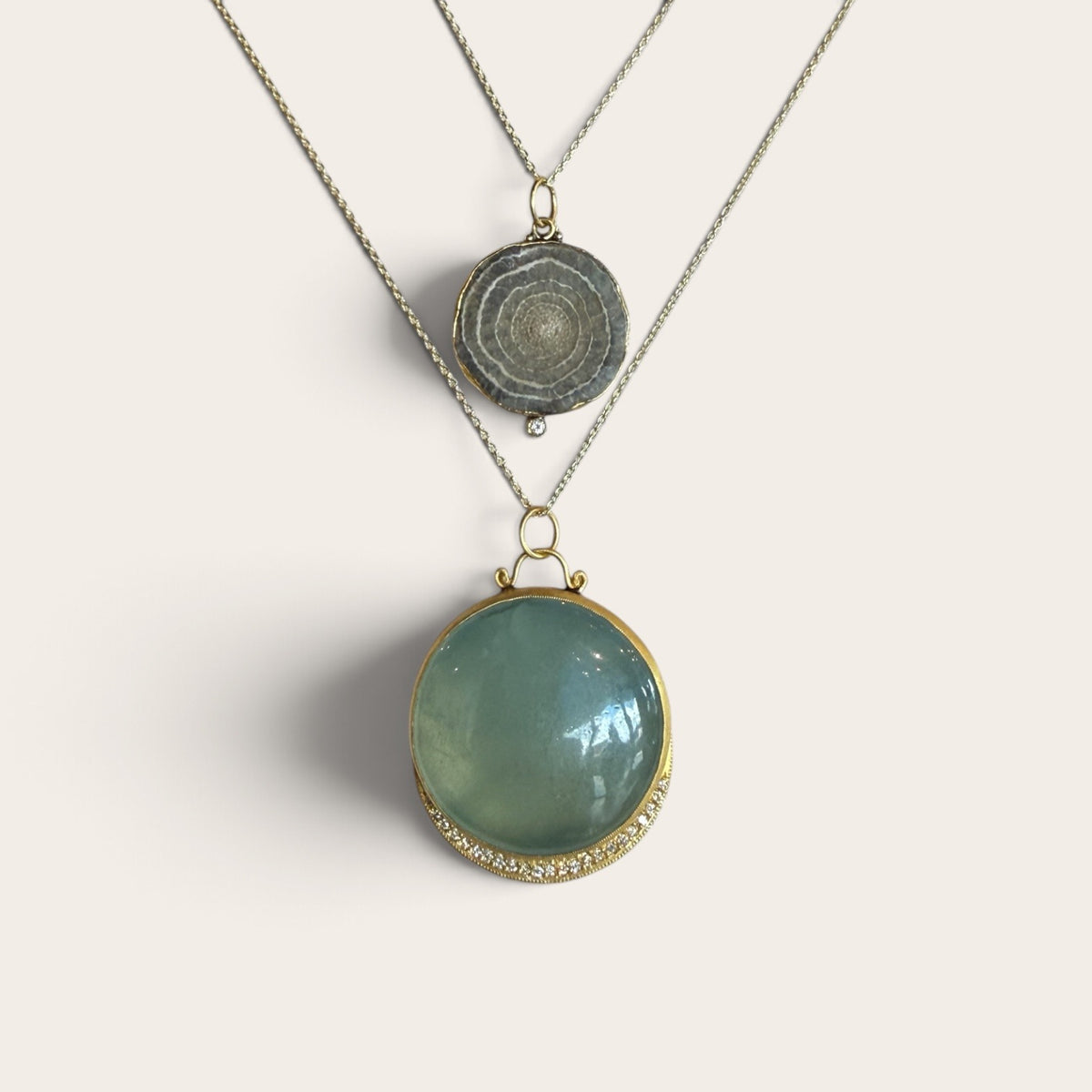 Pyranite & Diamond Charm