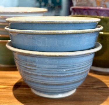 ap pottery small blue bowl