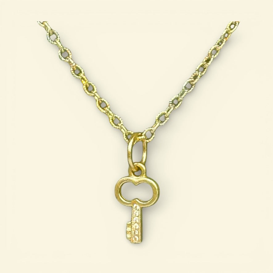 Golden Key Pendant
