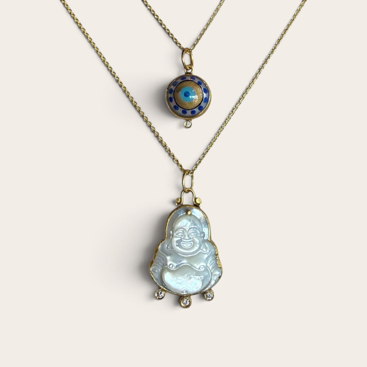 Evil Eye Painted Charm
