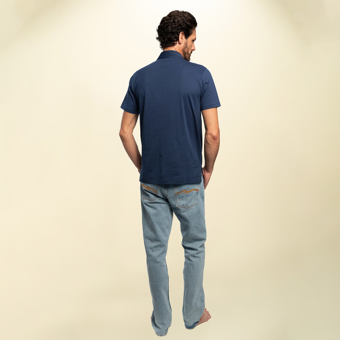 found. Men's Organic Cotton Short Sleeve Polo