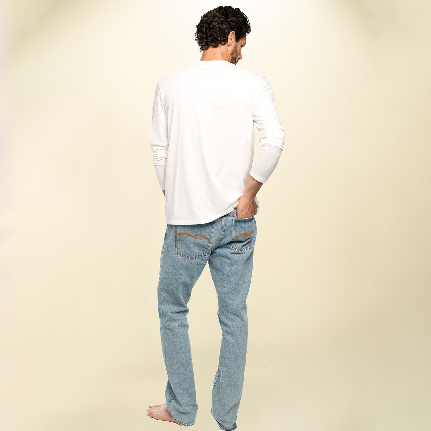 found. Men's Organic Cotton Long Sleeve Crew Neck