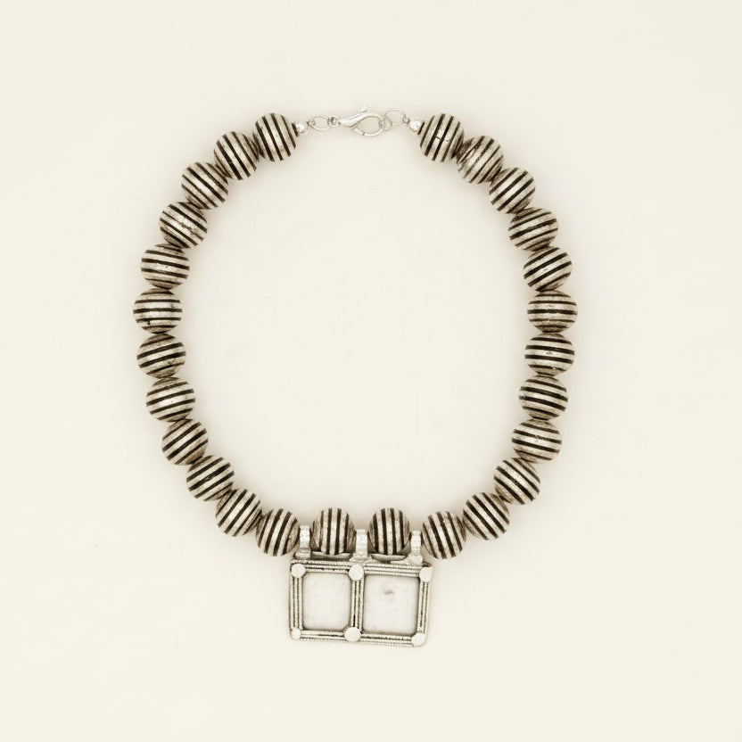 Seed Palm Beach Ethiopian Bead Necklace