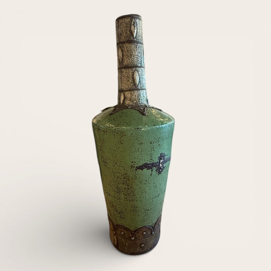Moroccon Floor Ceramic Vase Green