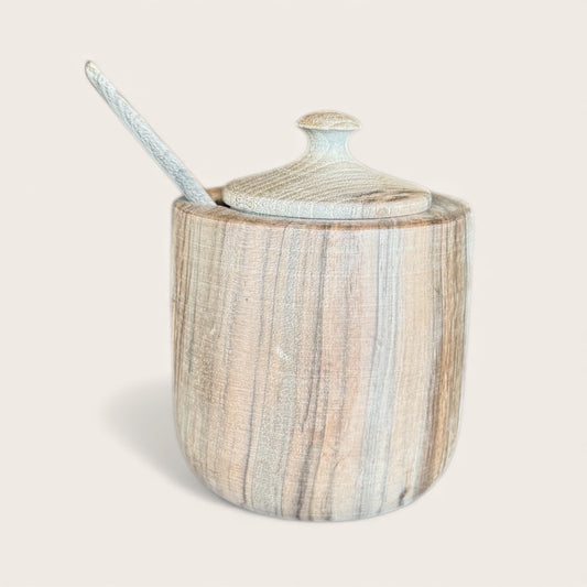 Walnut wood Condiment Serving Container