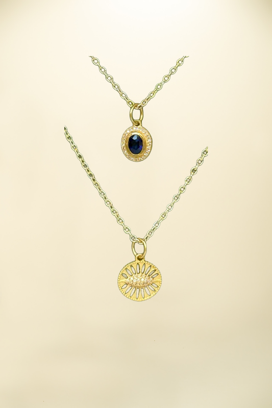 Sunburst Diamond Pendant