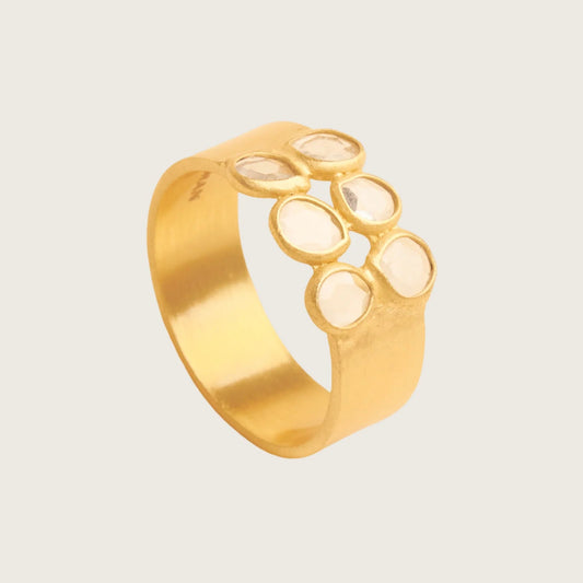 Aurea Double Row Ring