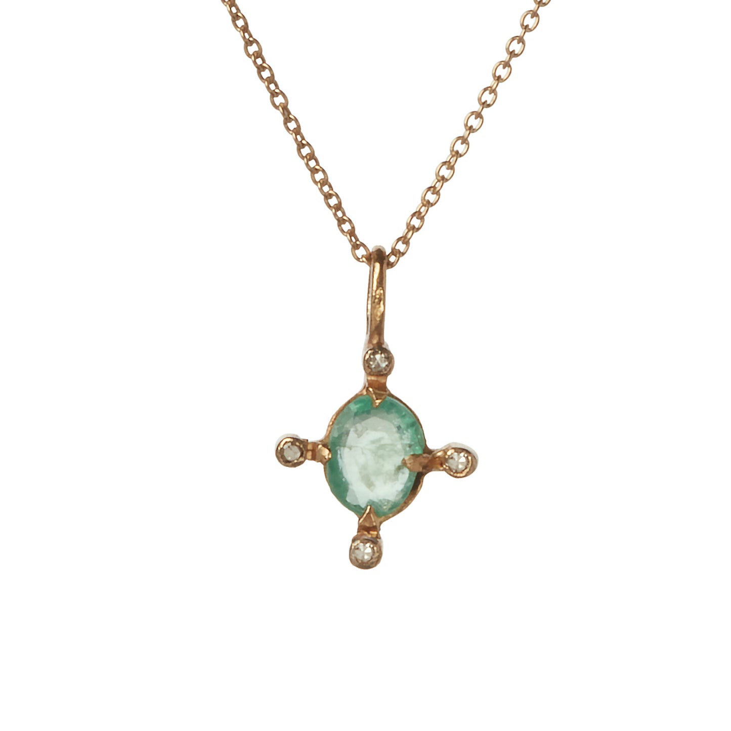 Emerald Stargaze Pendant Necklace