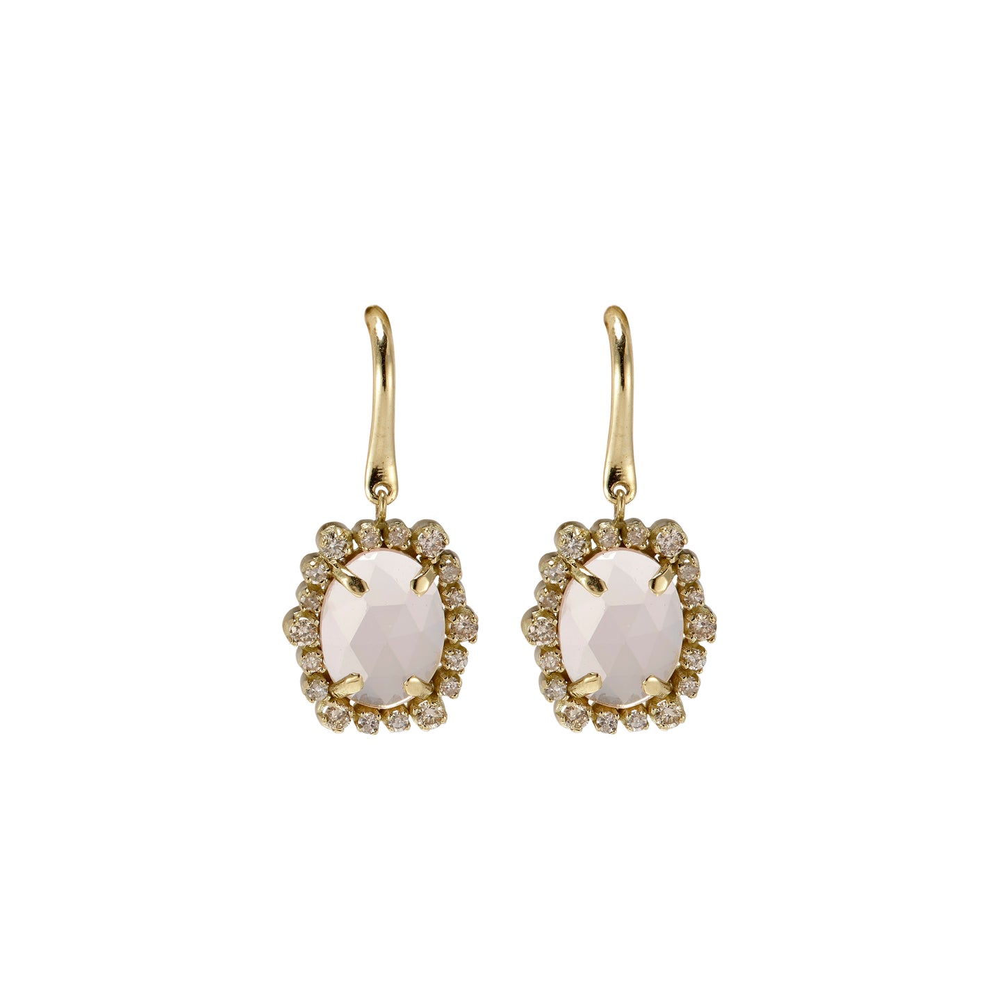 Champagne Halo Earrings