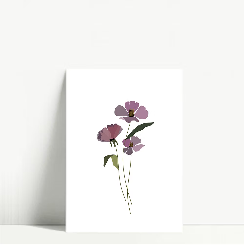 Screen Print Postcard with Envelope