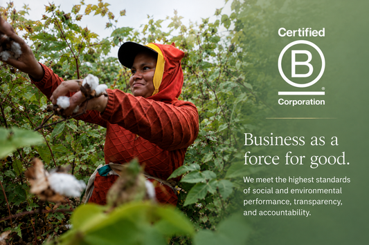 Beautiful things. Better business. B Corp