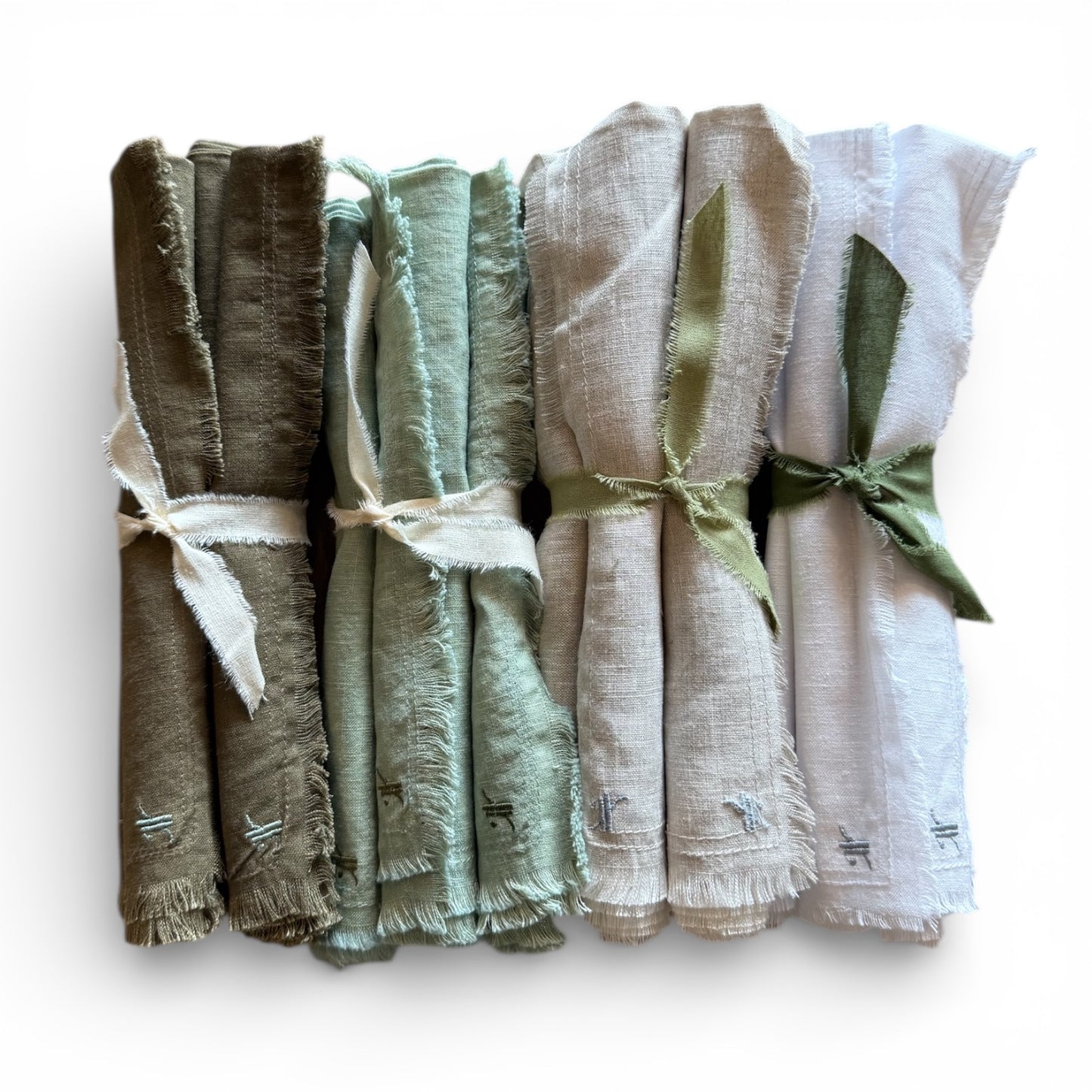 100% Linen Napkin, natural dye