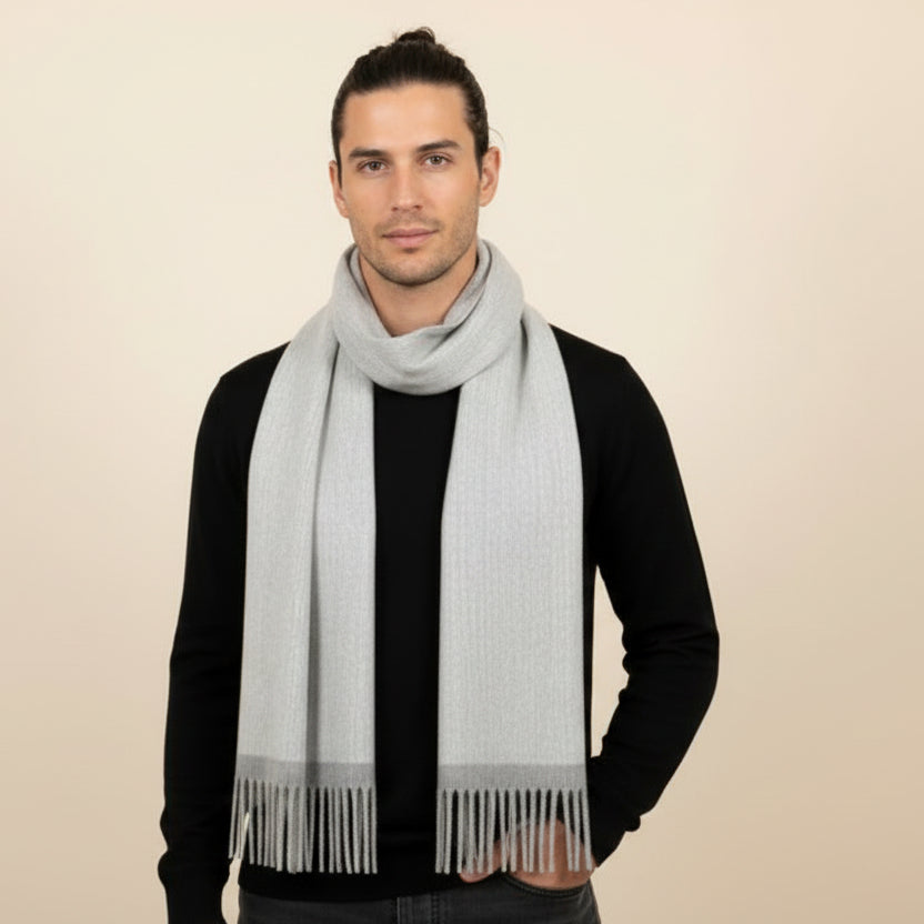 100% Peruvian Baby Alpaca Double-faced Scarf