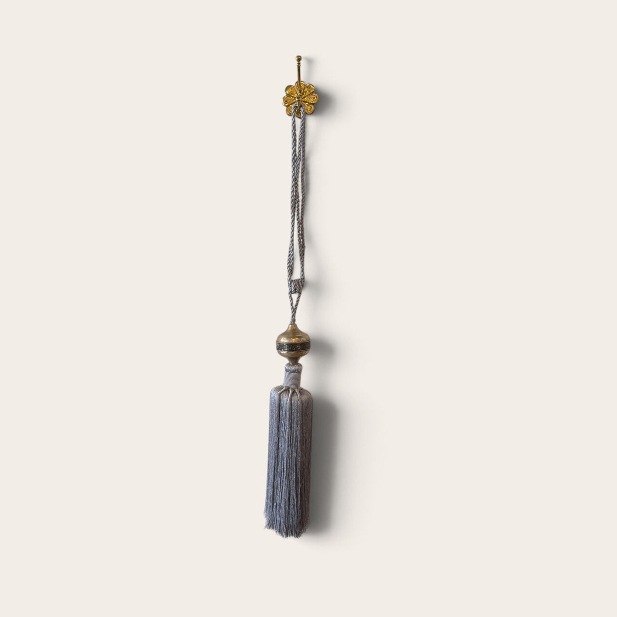 Cactus Silk Moroccan Tassel Gray 2