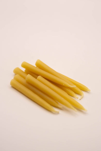 20-Minute Beeswax Candles in box - REFILL Set of 30, No Holder