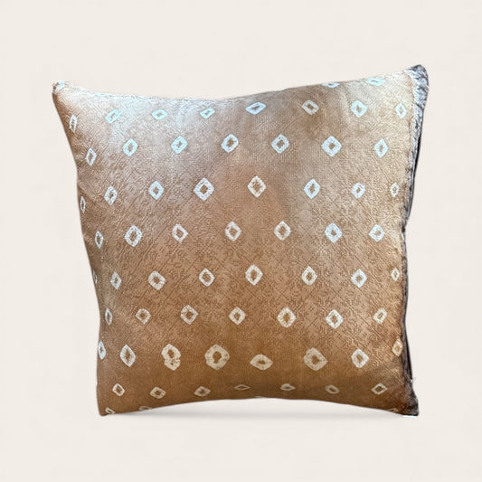 found. Collection Hand-Batik Tye-Dye Silk Pillowcase Earth Hues
