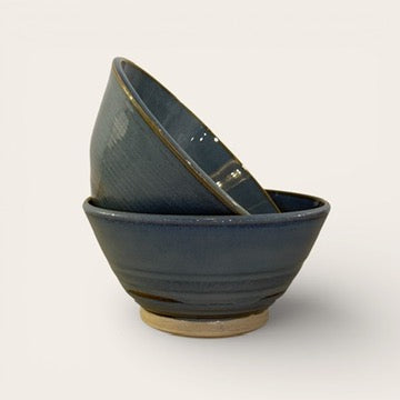 ap pottery small blue bowl