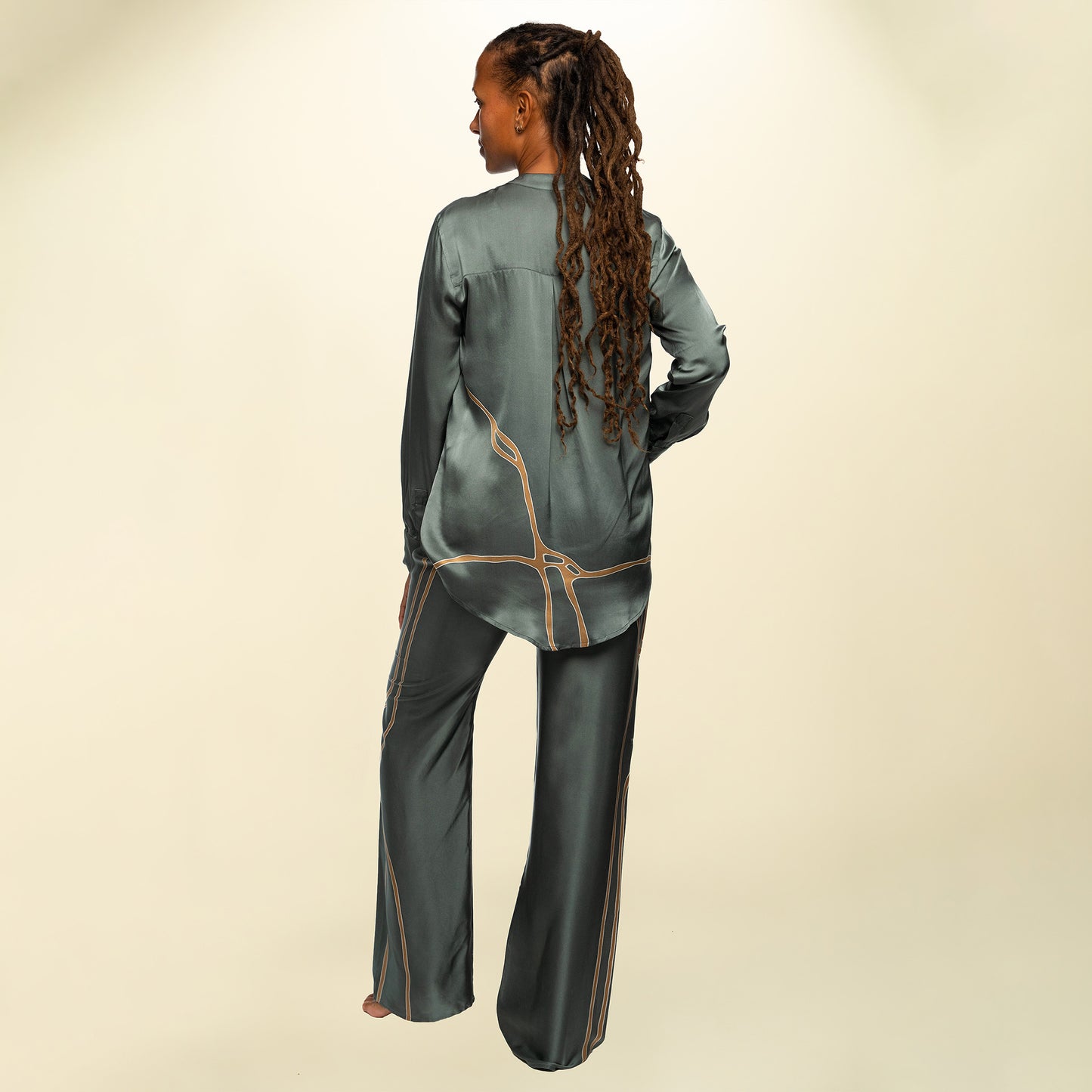 The Luma Batik Silk Tunic