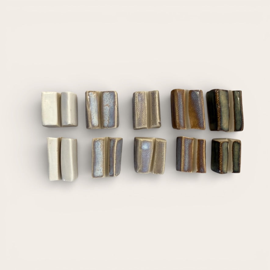 ap pottery card holders (set of 2)