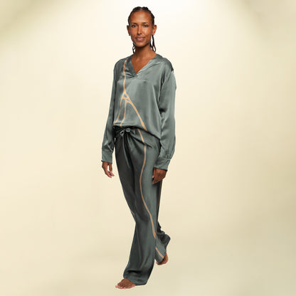 The Parrero Batik Silk Pant