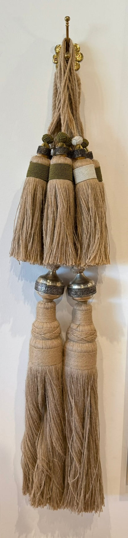 Handmade Moroccan Twine Tassels Small