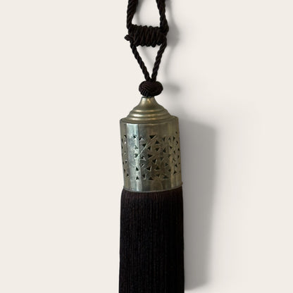 Cactus Silk Moroccan Tassel Chocolate