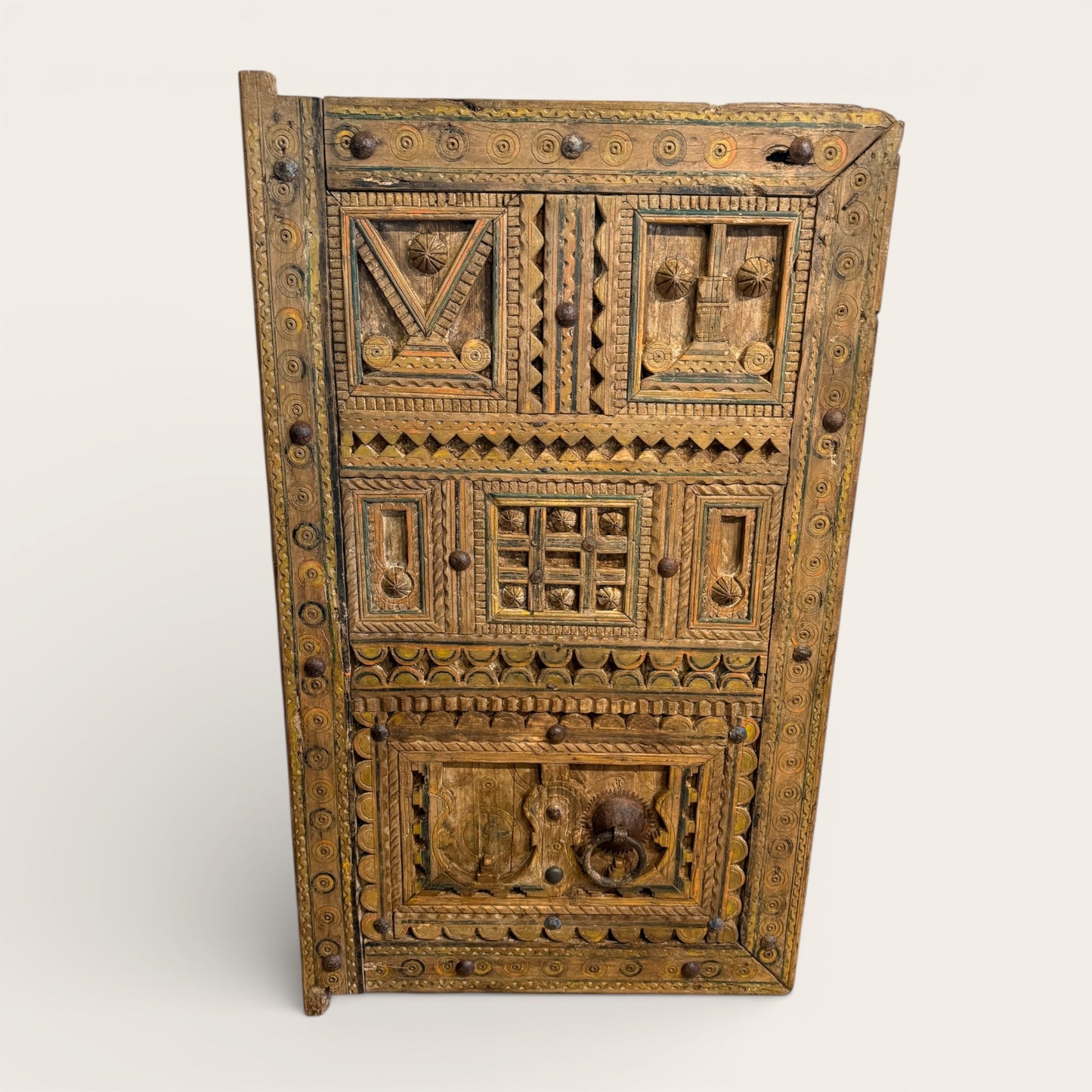 Antique Moroccan Amazigh (Berber) Granary Door Panel 5