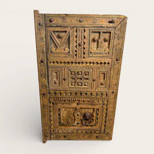 Antique Moroccan Amazigh (Berber) Granary Door Panel 5