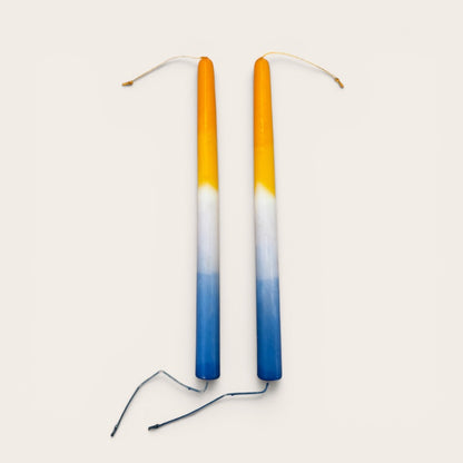 Oaxacan X-Large Hand-Poured Ombré Taper Candles