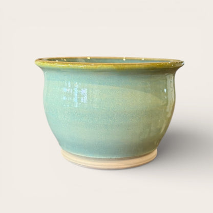 ap pottery teal bowl