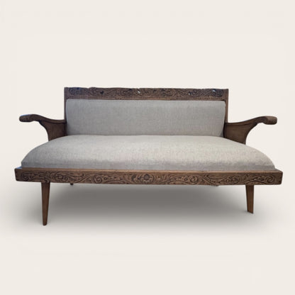 Antique Teak Settee