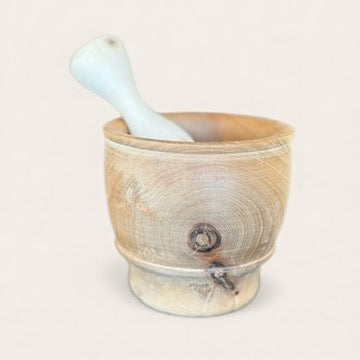 Walnut Wood Mortar and Pestle