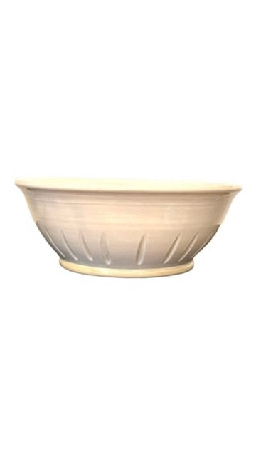 ap pottery medium serving bowl in white