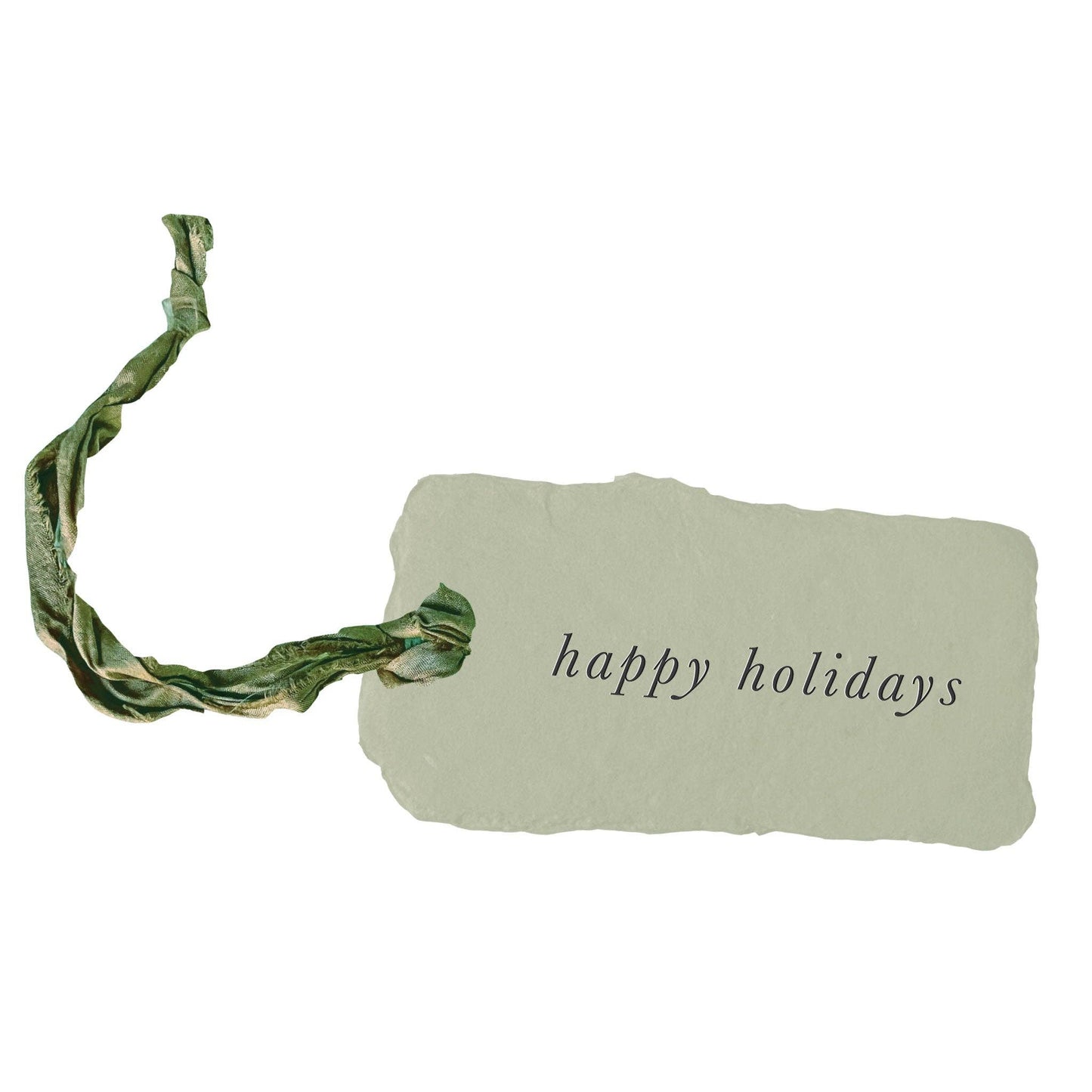 Happy holidays gift tags