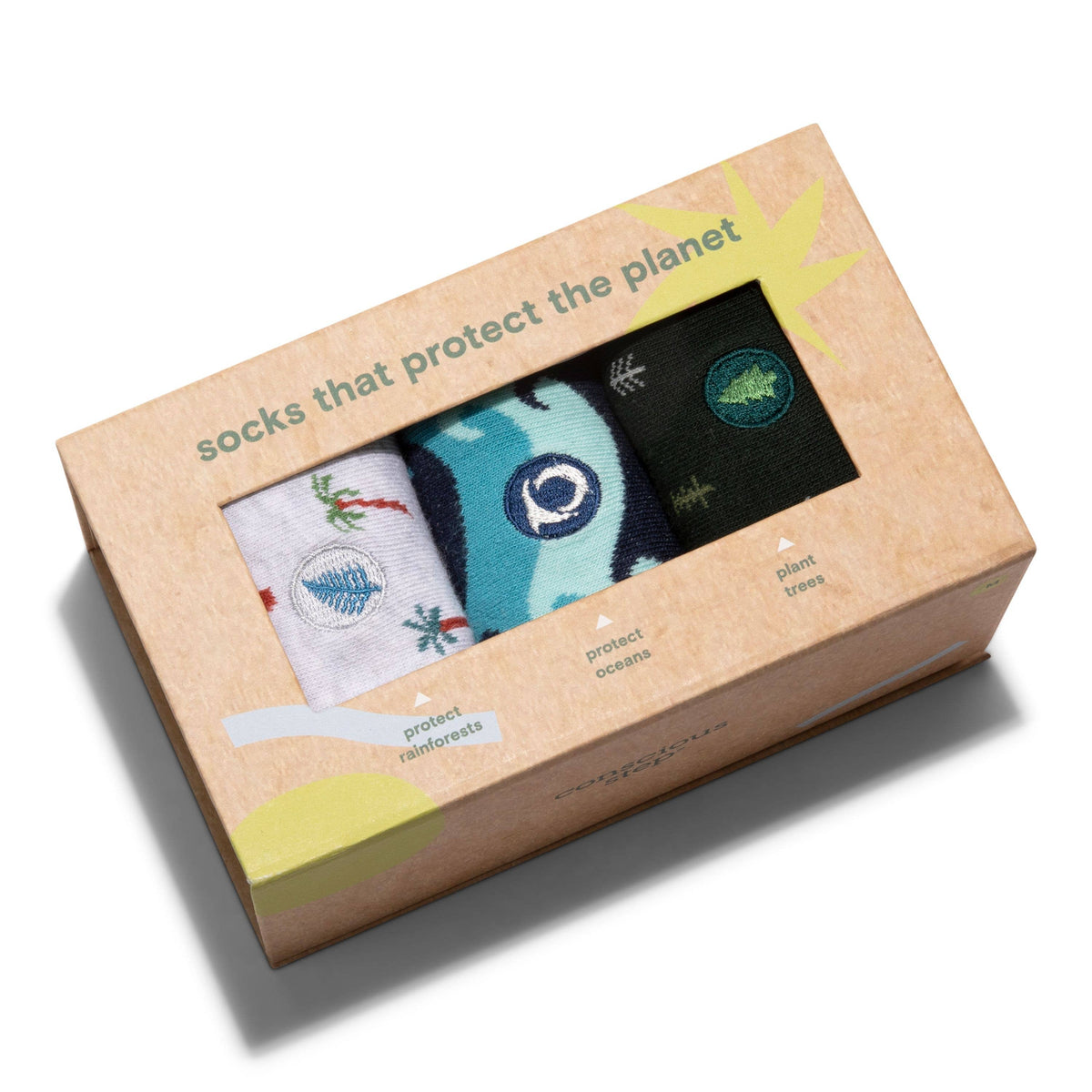 Protect the Planet Gift Box | 3 Pairs