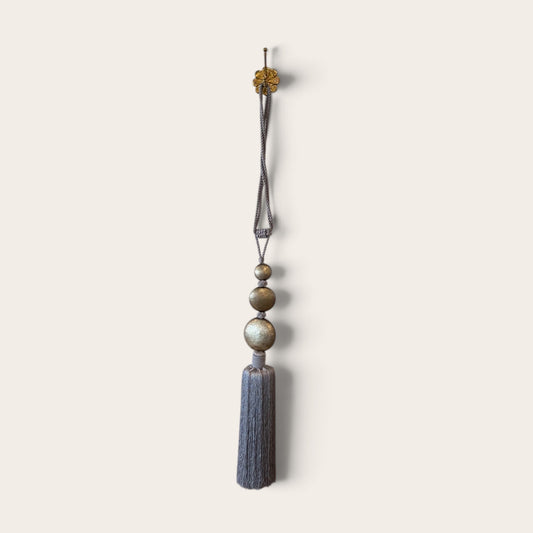 Cactus Silk Moroccan Tassel Gray
