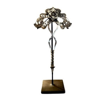 Vintage Balinese Traditional Silver Hair Pin