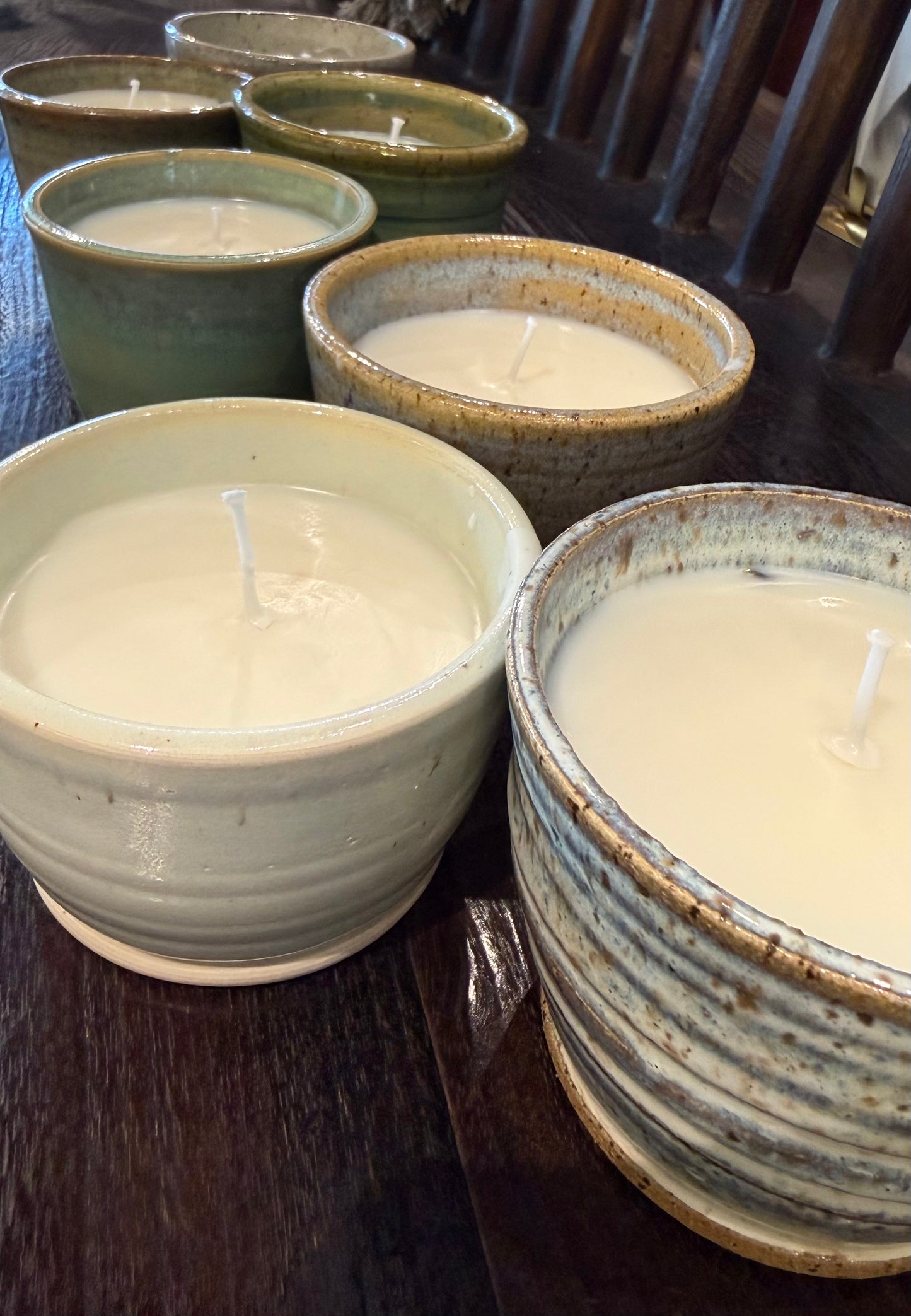 found. ap pottery candle