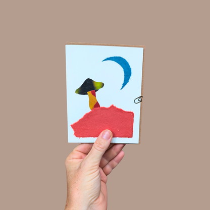 Hnadmade Mushroom Greeting Cards (Blank Inside)