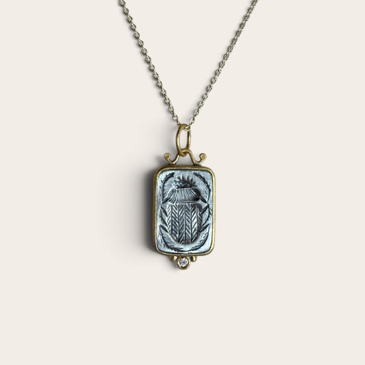 Scarab Beetle Charm