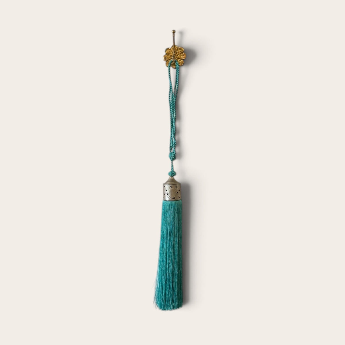 Cactus Silk Moroccan Tassel Turquiose