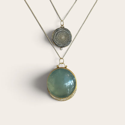 Pyranite & Diamond Charm