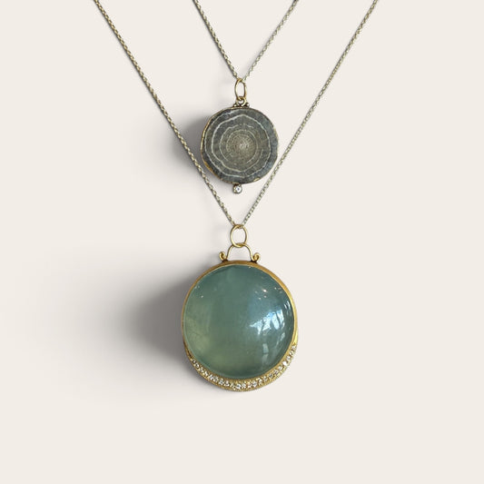 Pyranite & Diamond Charm