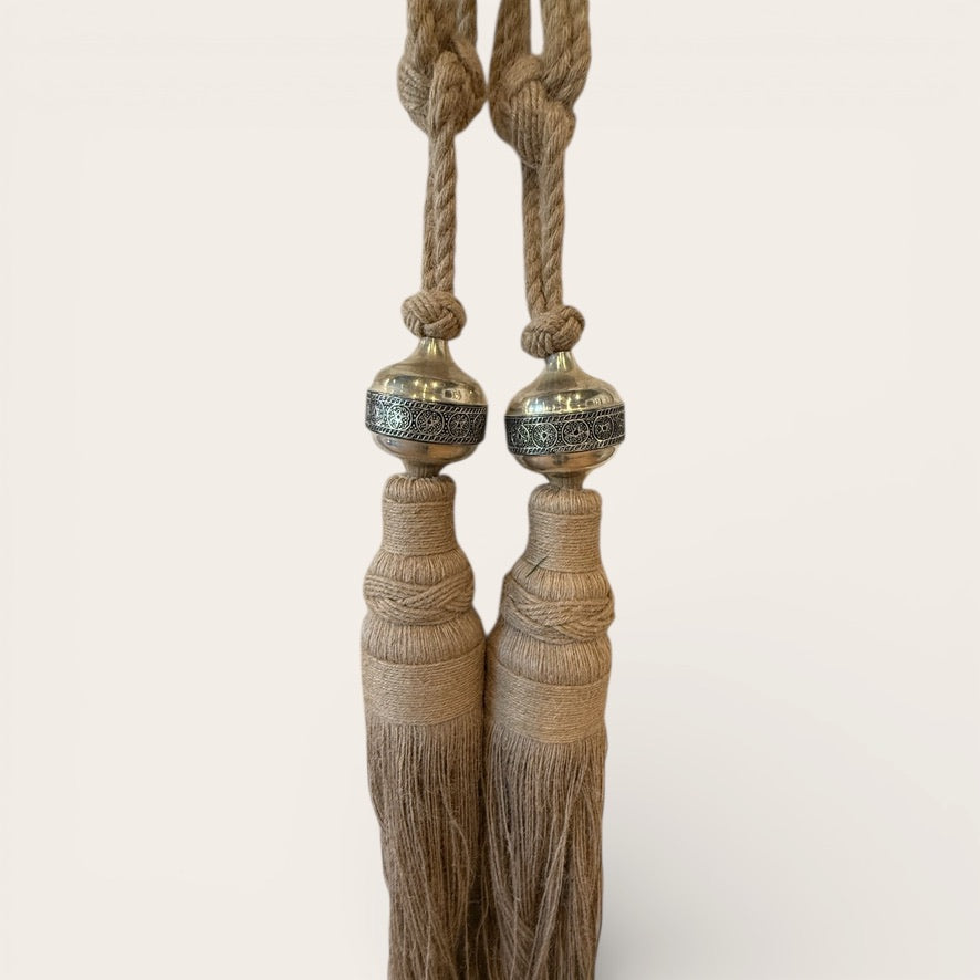 Handmade Moroccan Twine Tassels Large
