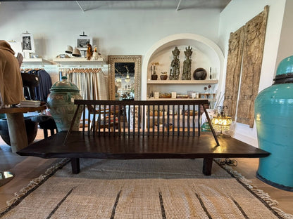 Zen Spindle Back Bench - Teak